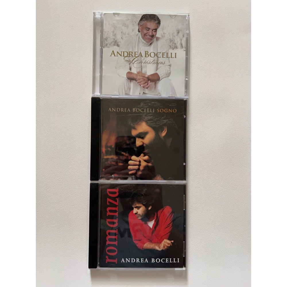 Andrea Bocelli My Christmas / Sogno / Romanza CD DVD Lot Play Tested